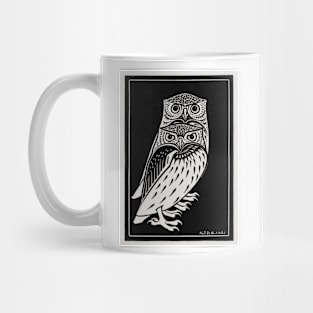 Two owls (1921) by Julie de Graag (1877-1924) Mug